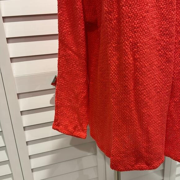 Velvet by Graham & Spencer NWT Dallas Open front Cardigan Hibiscus in size M - Picture 3 of 6